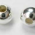 SEPARADOR ESFERA LISA 3mm, COLOR PLATA