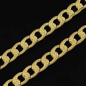 CADENA CHAPA DE ORO 6.0 mm.