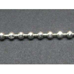 CADENA BALÍN CHAPA DE PLATA 1.0 mm.
