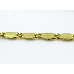 CADENA CHAPA DE ORO 5.0 mm.