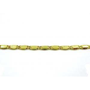 CADENA CHAPA DE ORO 5.0 mm.