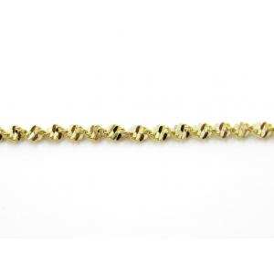CADENA TORZAL CHAPA DE ORO 2.5 mm.